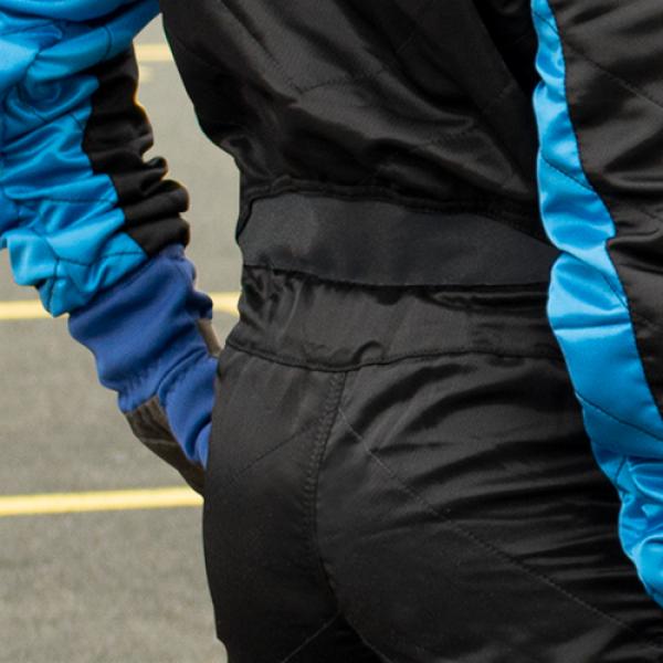 Speed Kartoverall SILVERSTONE RS-2 schwarz/blau Gr. XS